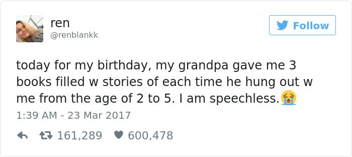 Teenager's Grandpa Spends Years Filling 3 Notebooks With Their Memories, And It Will Make You Cry