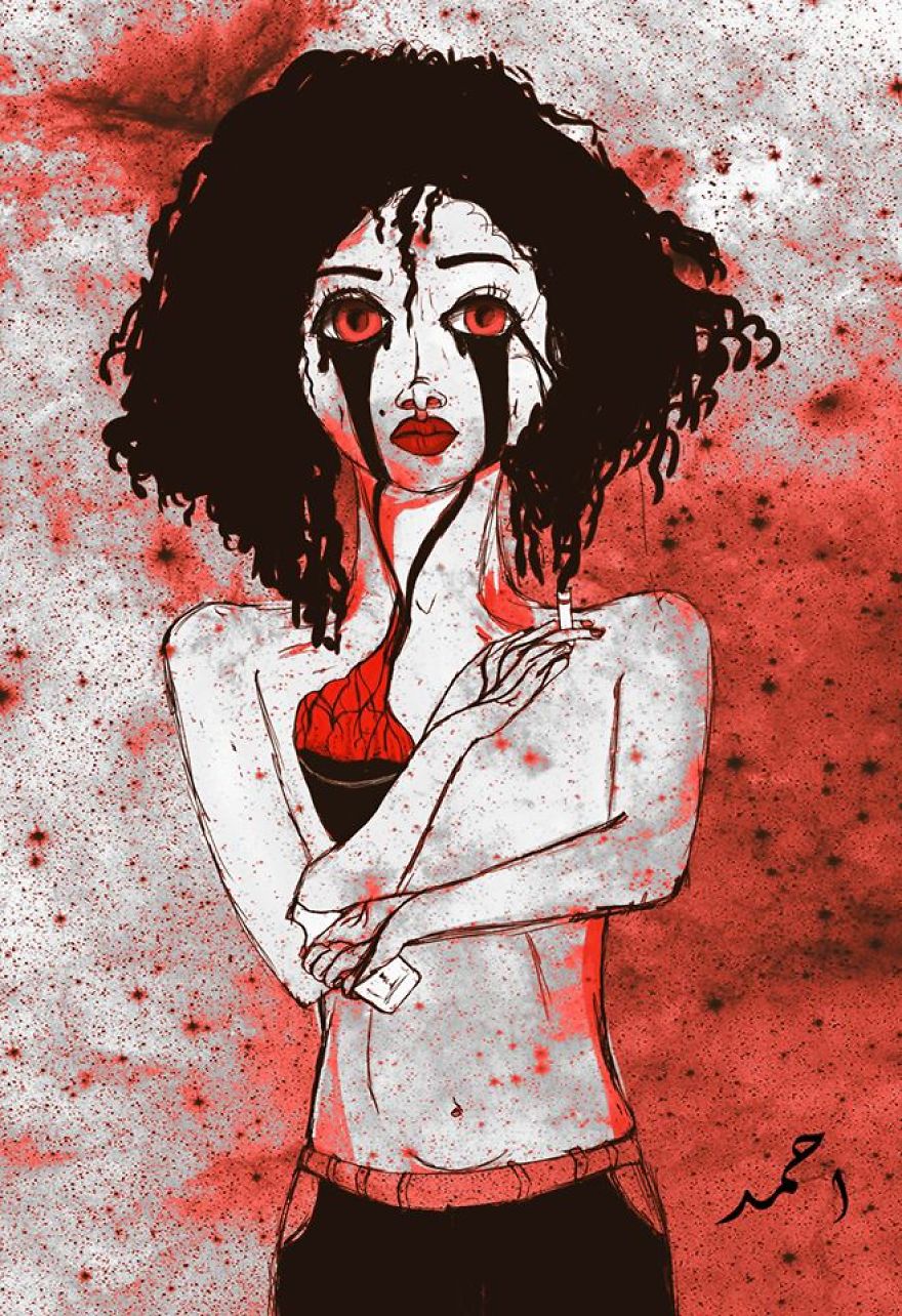 I Draw Artworks Expressing Cardiac Cases