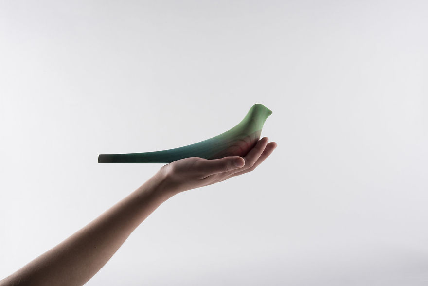 Mexican Artist Dips Wooden Birds Into Watercolor To Recreate The Look Of Local Birds Mexican Artist Dips Wooden Birds Into Watercolor To Recreate The Look Of Local Birds