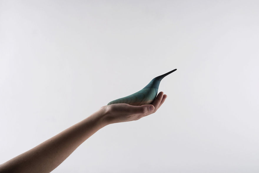 Mexican Artist Dips Wooden Birds Into Watercolor To Recreate The Look Of Local Birds Mexican Artist Dips Wooden Birds Into Watercolor To Recreate The Look Of Local Birds