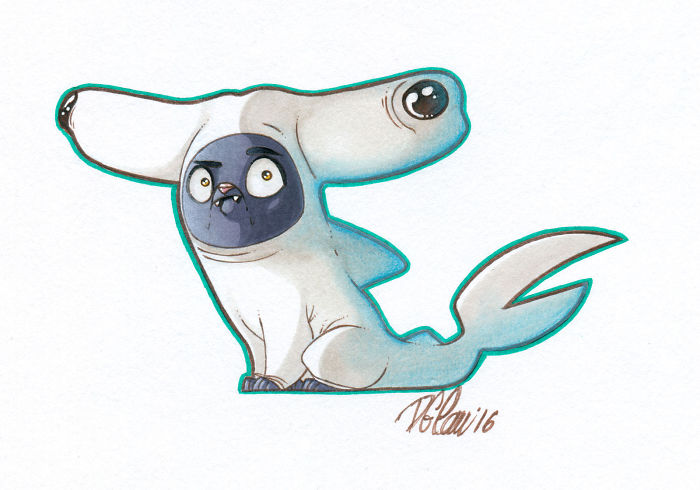 How I Learned To Use Copic Markers Recreating The Characters From Max Landis Adaptation Of Douglas Adams’s Dirk Gently!