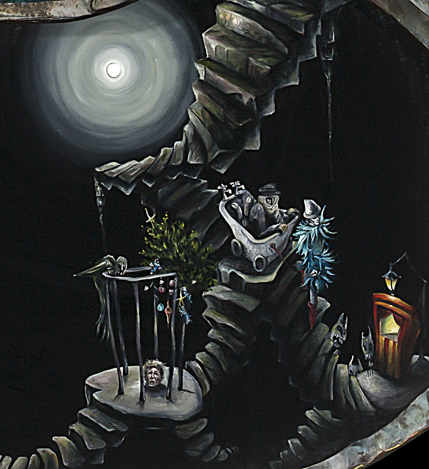 I Took 8 Months To Research And Create This Epic Painting Of David Bowie