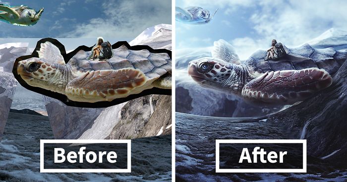 I Take Separate Images And Add Them Together To Create Magical Scenes