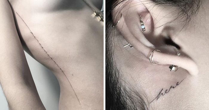 68 Typographic Tattoos By Léo Gavaggio That Are Both Delicate And Sophisticated At The Same Time