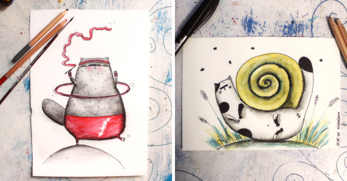 I Make Funny Cat Portraits