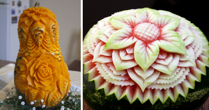 I Turn Fruits And Vegetables Into Intricate Carvings