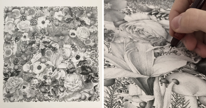 8 Million Dots And 400 Hours Later, I Present My Artwork “Winter”