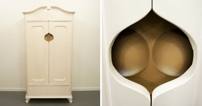 I´ve Have Built The Cleavage Closet To Provoke And Create Some Attention To The Unrealistic Perfect Body Ideals