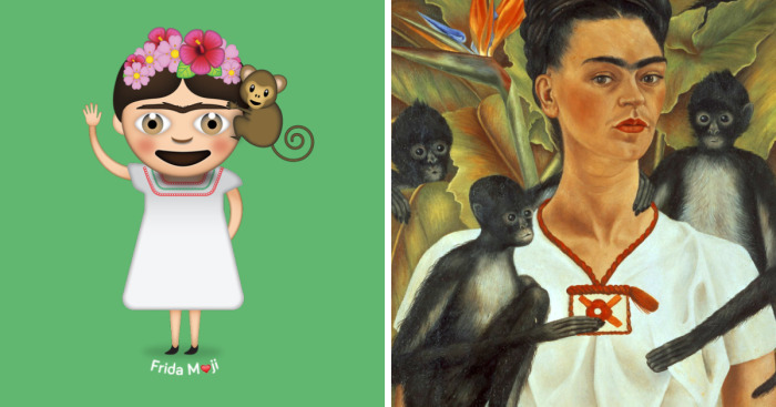 I Turned My Emoji Keyboard Into A Frida Kahlo Art Gallery