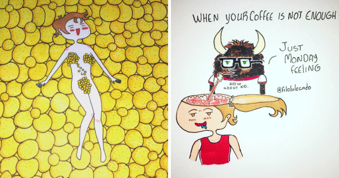 I Draw Funny Comics About How Daily Life Feels Like… Or At Least It Does In My Mind