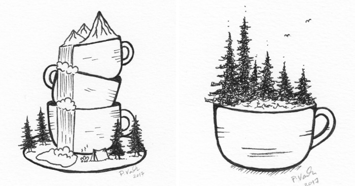 I Create Illustrations Inspired By Coffee And Nature