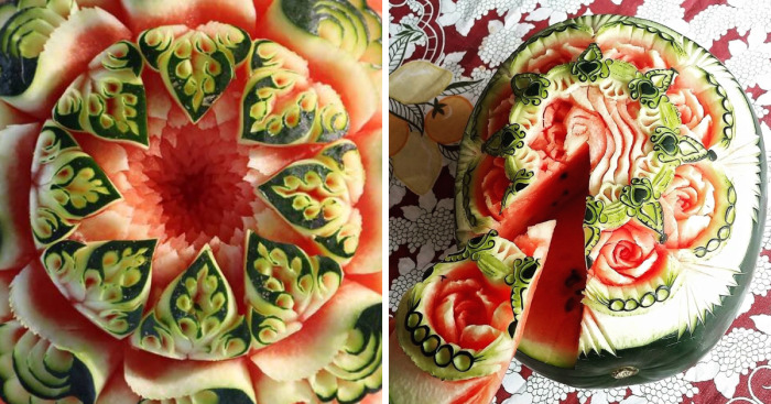 I Turn Watermelons Into Intricate Sculptures