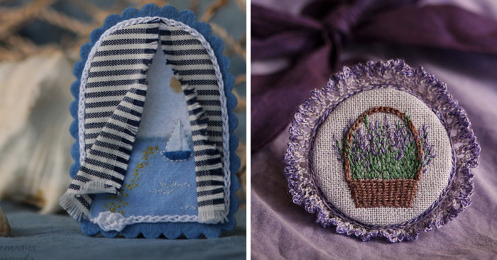 Light Of Sweet Windows: Comfy Brooches By Svetlana Semenova