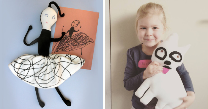 I Turn The Drawings Of Little Artists Into Reality