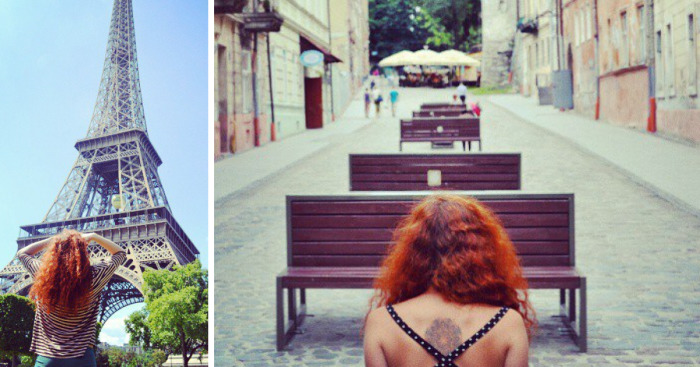 I Turn My Back To The Camera When I See Something Beautiful