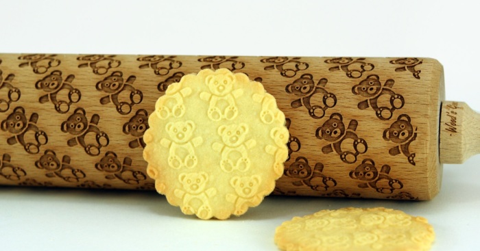 Engraved And Embossed Rolling Pins With Any Pattern