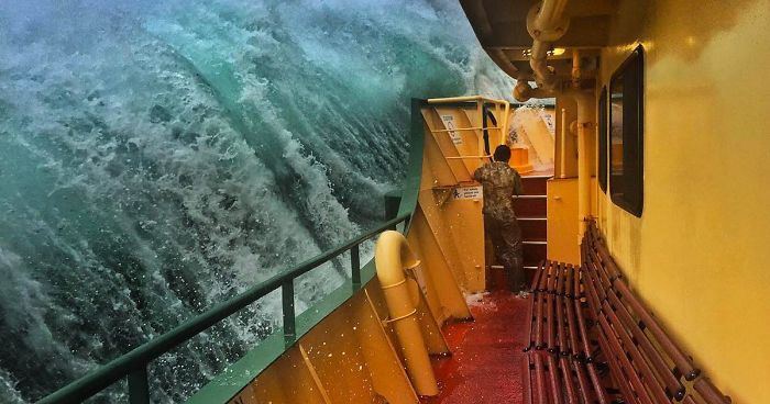 This Guy’s Trip On A Ferry Went Not How He Expected, And Now His Epic Photos Are Going Viral