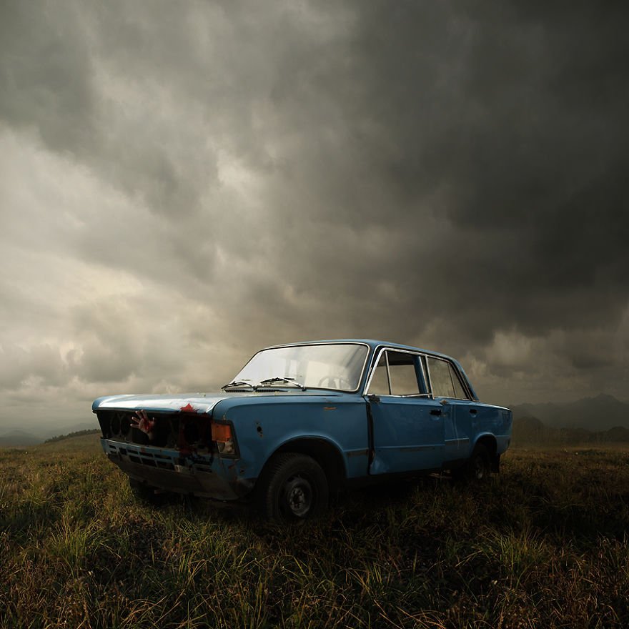 I Rescue Beautiful Old Cars From Being Forgotten Using Digital Art I Rescue Beautiful Old Cars From Being Forgotten Using Digital Art