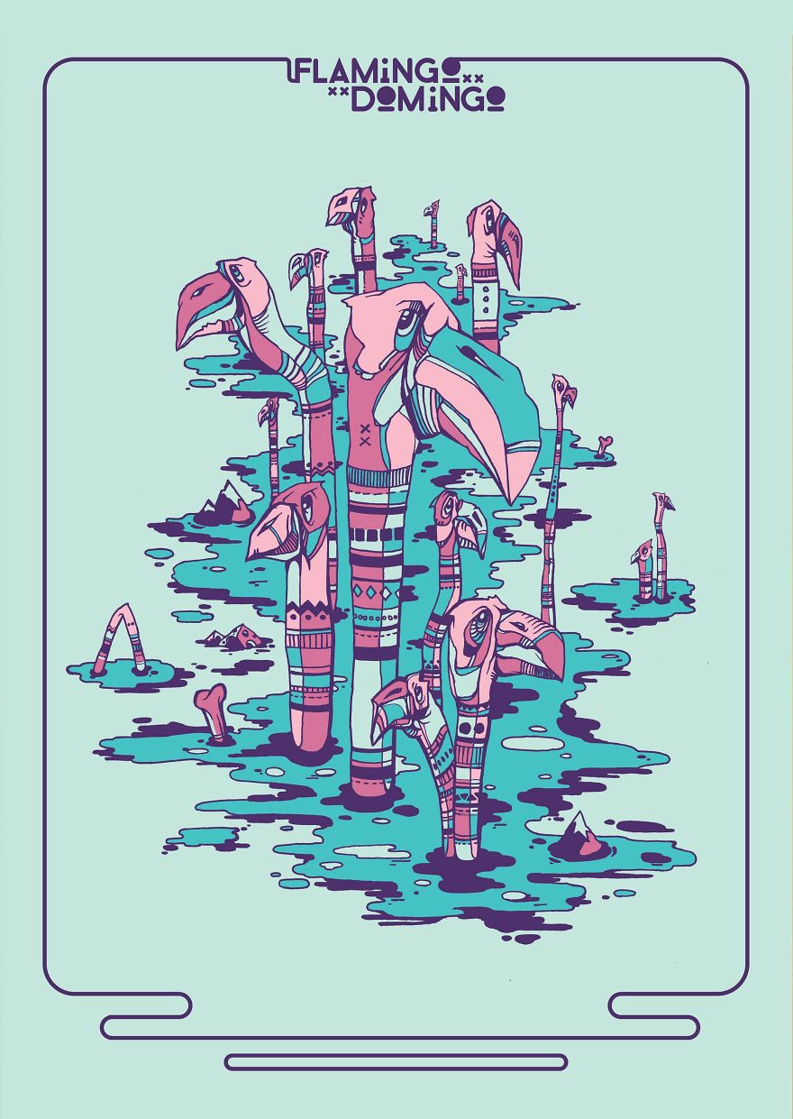 Poster Series I Did During Travels In South America