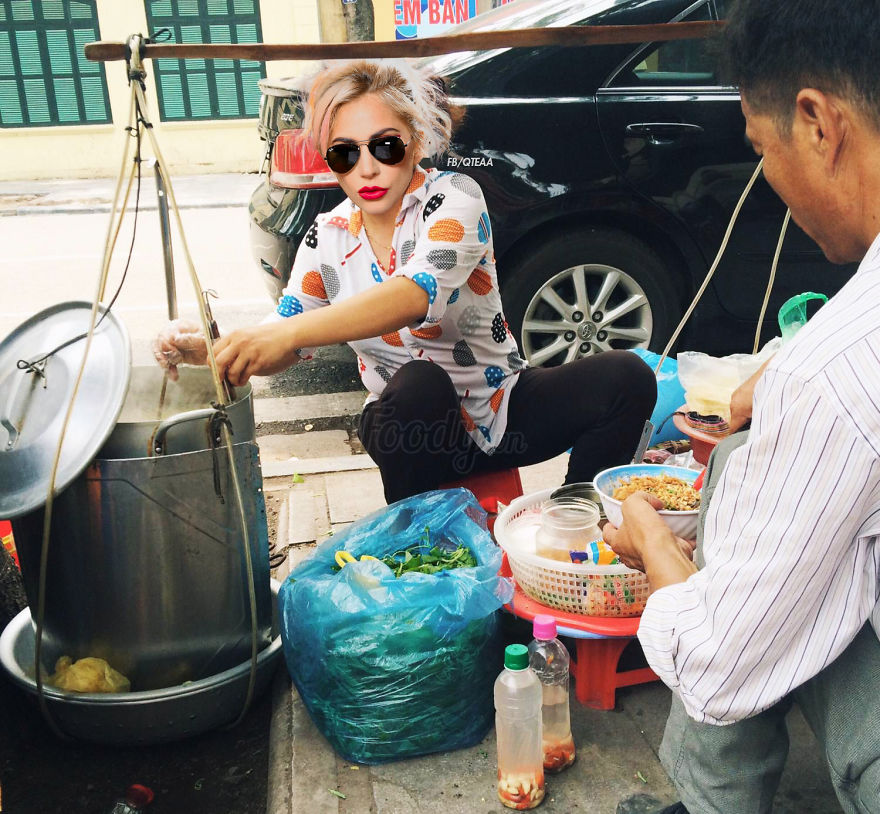 Pop Stars Moved To Vietnam Selling Street Food