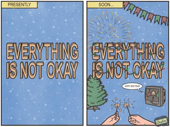 Russian Illustrator Draws Sarcastic Illustrations That You’ll Need To See Twice To Understand