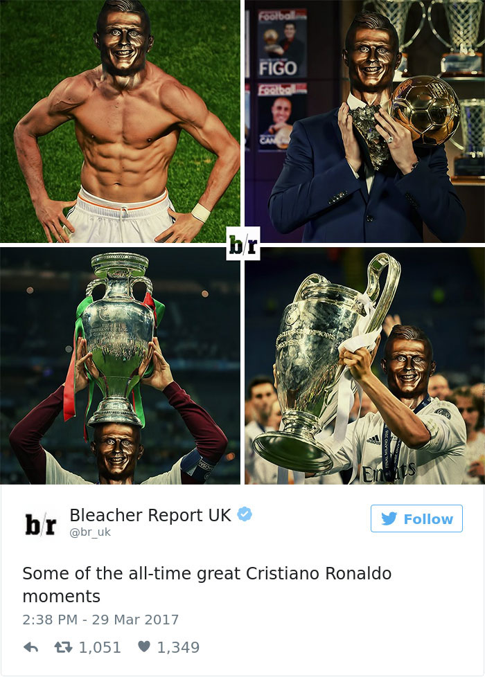 Cistiano Ronaldo Statue Fail
