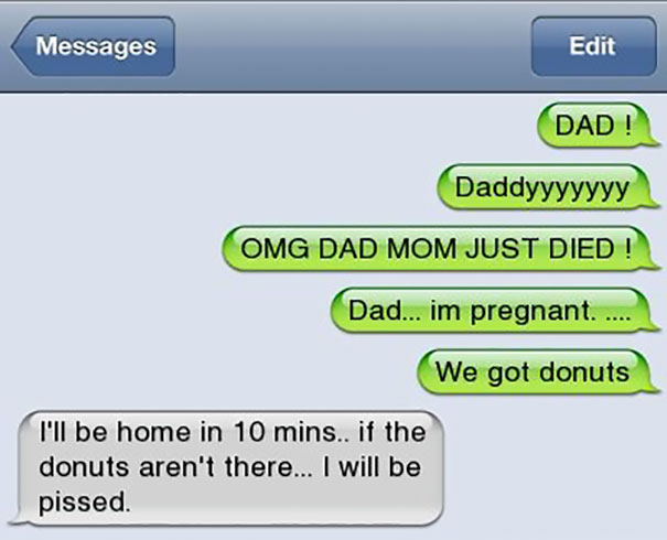 Funny Dad Text