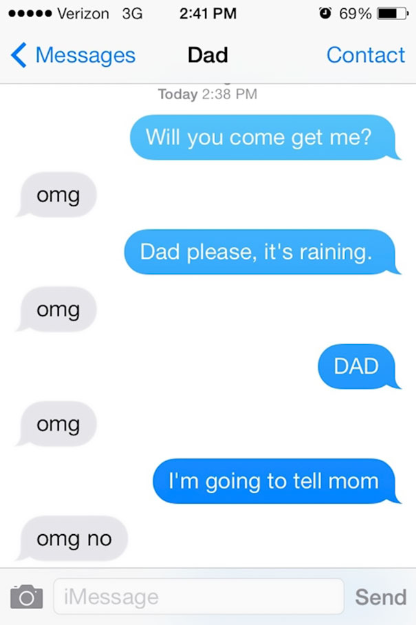 Funny Dad Text