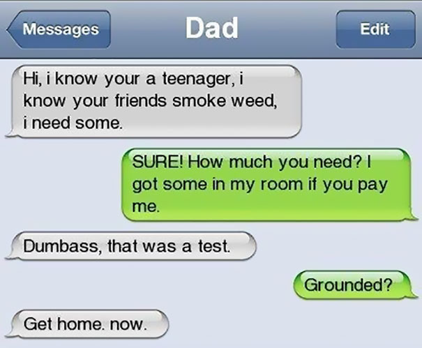 Funny Dad Text
