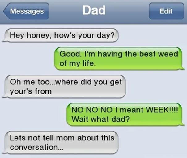 Funny Dad Text