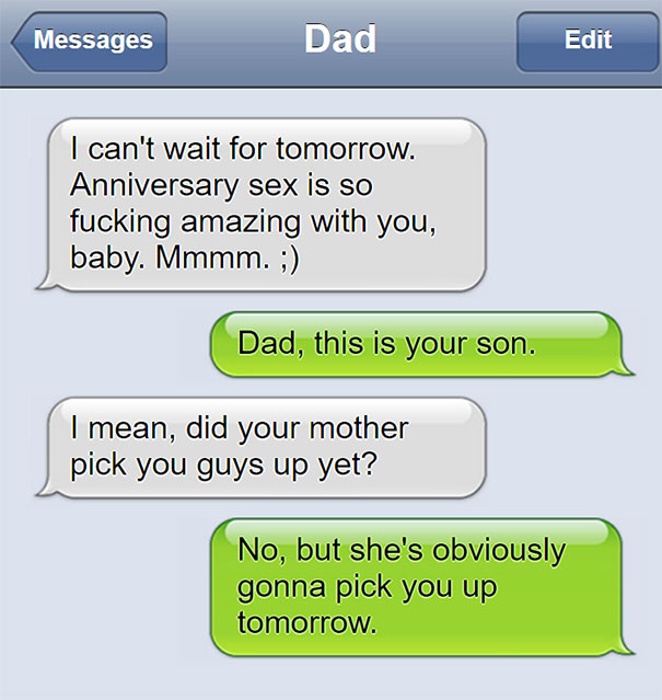 Funny Dad Text
