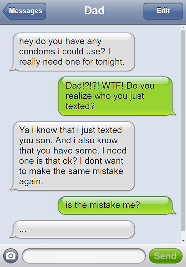 Funny Dad Text