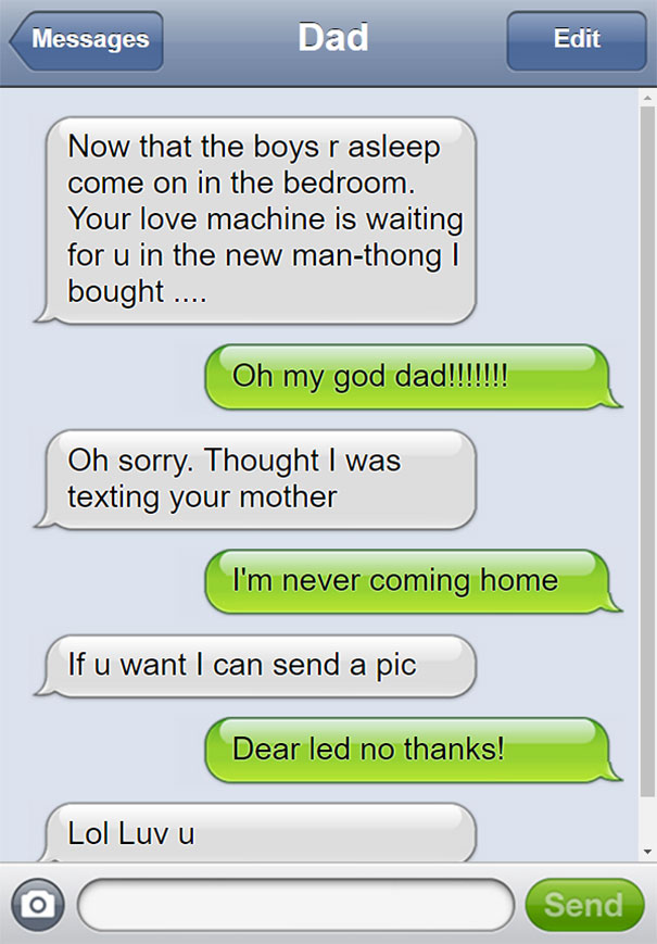 Funny Dad Text