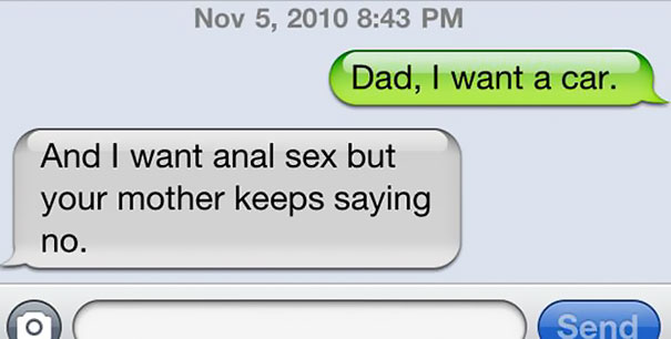 Funny Dad Text