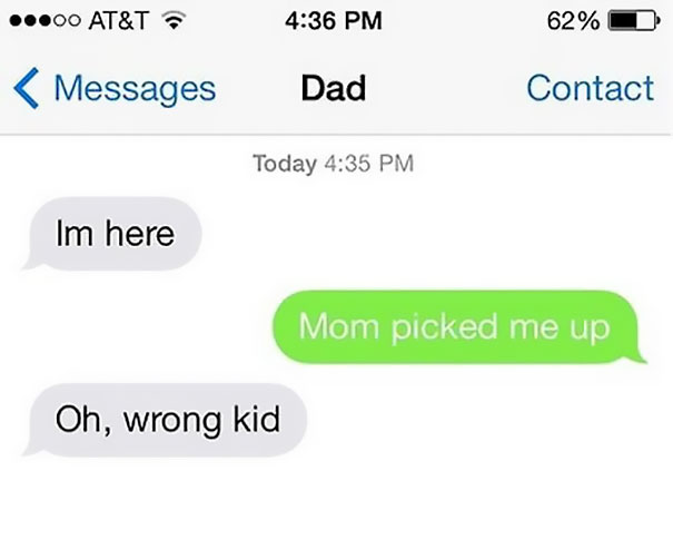 Funny Dad Text