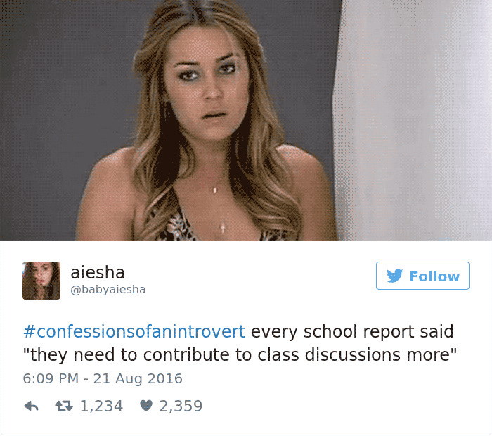 Introvert Tweet
