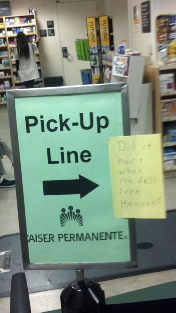 My Brother Got Bored Waiting At The Pharmacy