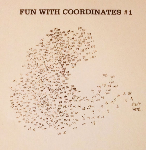 I Told My Brother To Print Out A Dot-To-Dot For Our Sister. He Came Back With This