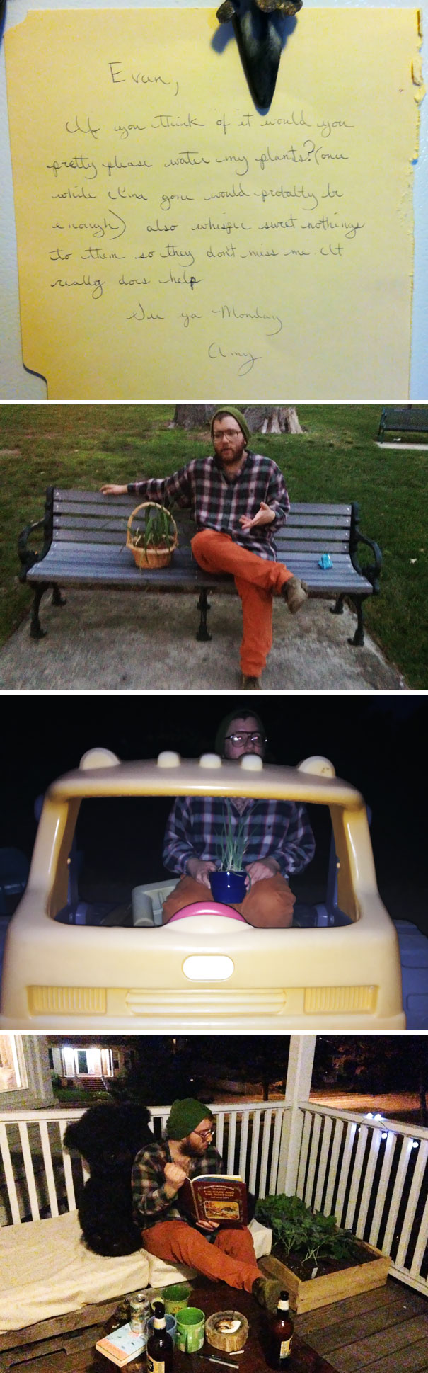 Roommate Asked Me To Talk To Her Plants While She Was Away