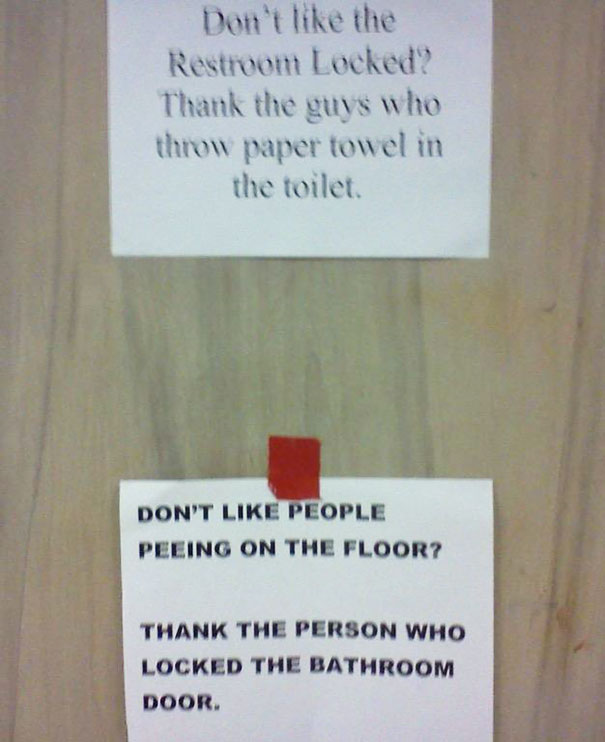 This Bathroom Closure