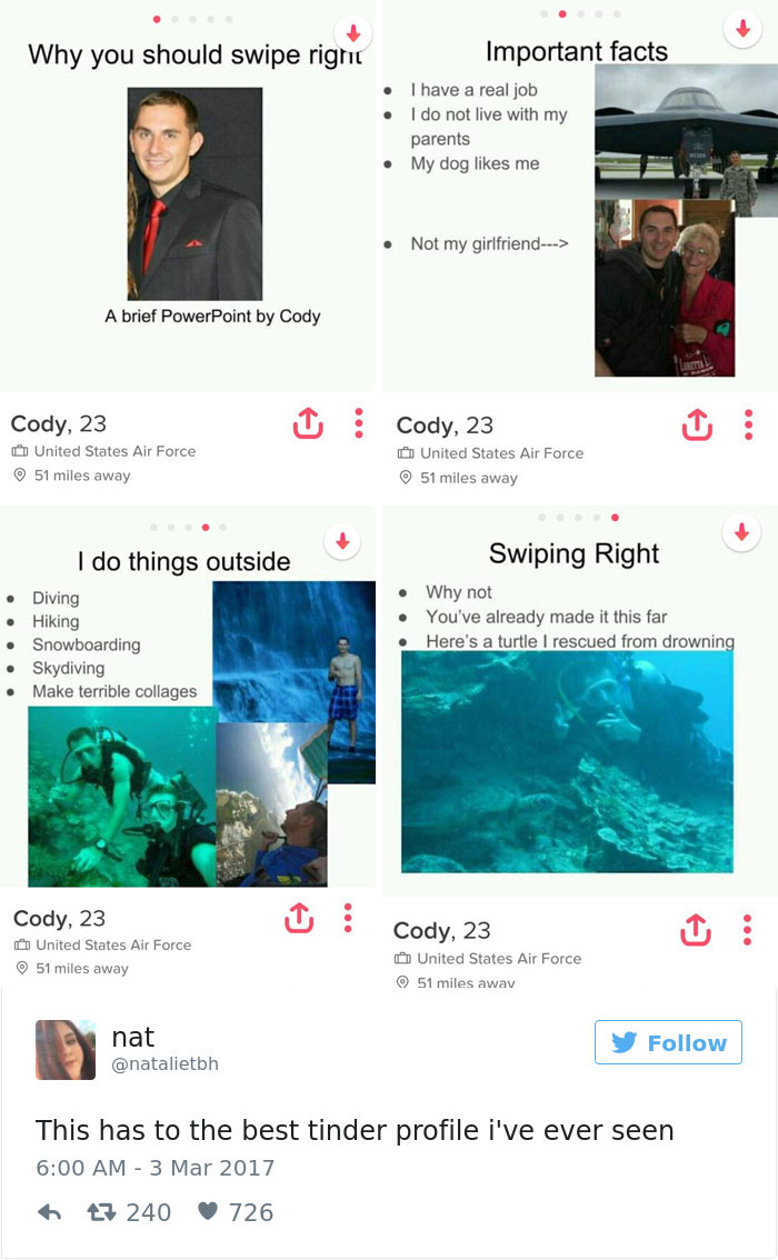 This Has To The Best Tinder Profile I've Ever Seen