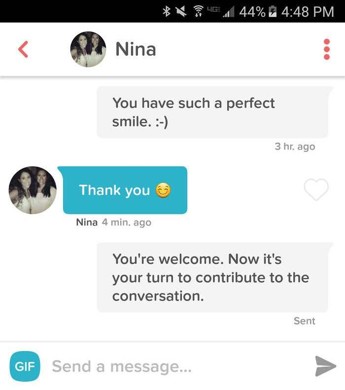 What I Feel Like Saying To Most People On Tinder