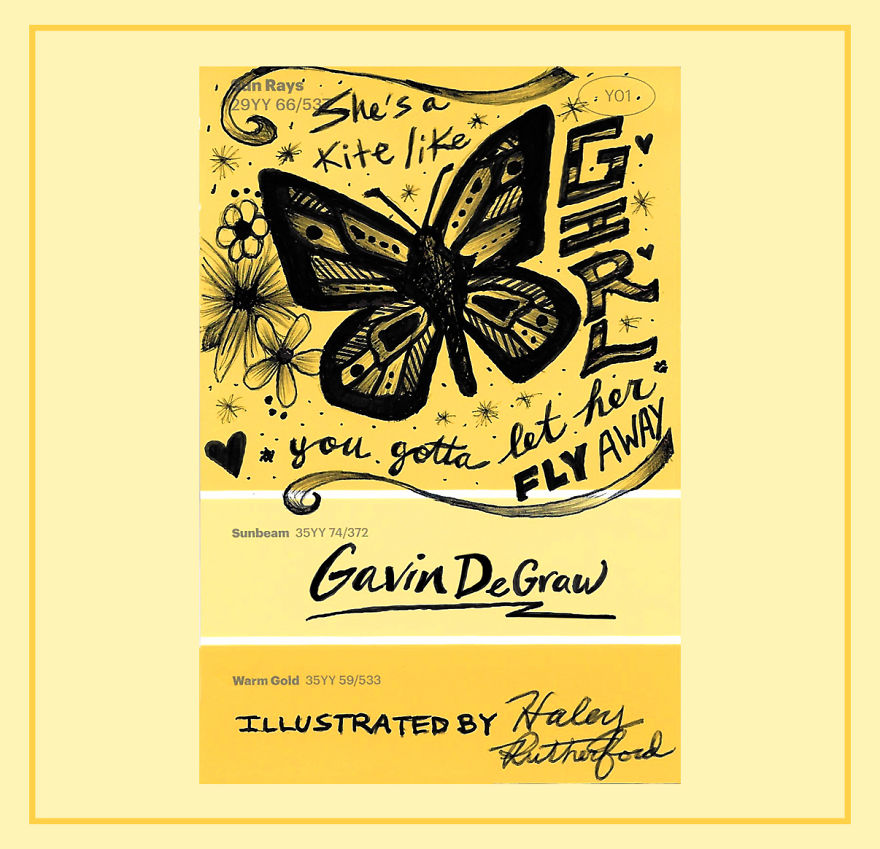 I Draw Lyrics On Paint Swatches