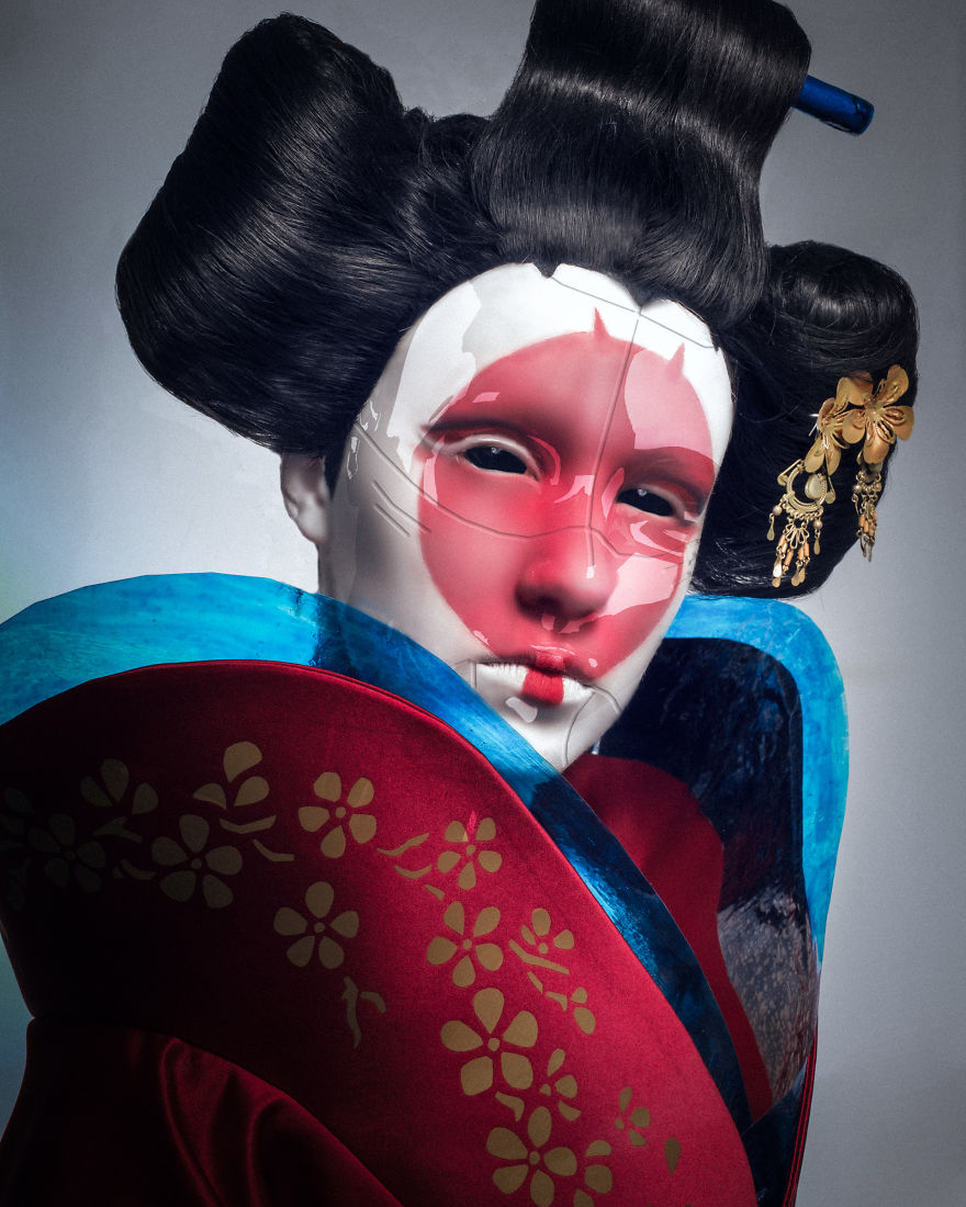 I Recreated Robot Geisha From Ghost In The Shell I Recreated Robot Geisha From Ghost In The Shell