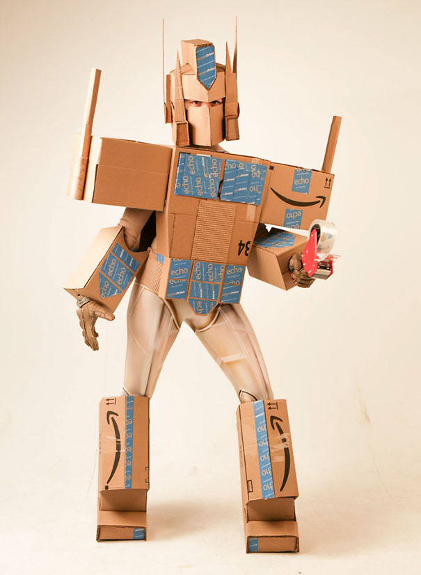 I Dressed As Amazon Prime And Won My Office Halloween Costume Contest!