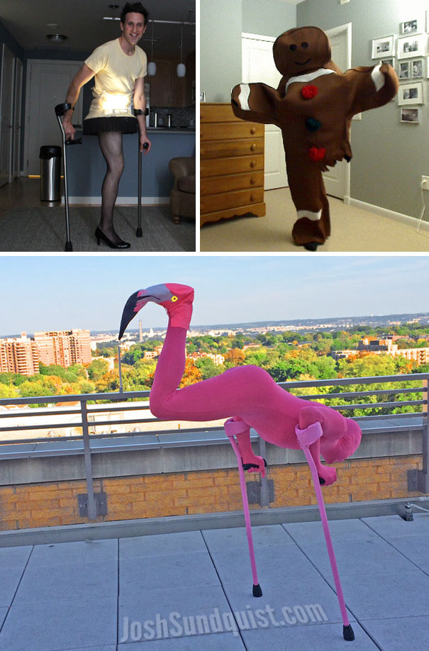 Every Halloween This One-Legged Guy Makes An Epic Halloween Costume, He Just Revealed A New One