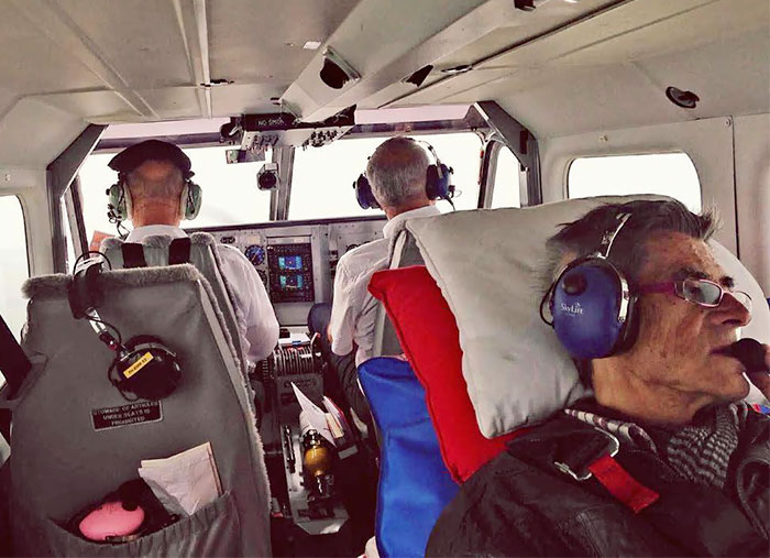 This Gentleman Wanted To See His Hometown From Above