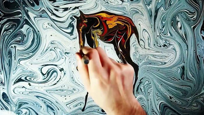 I Painted Dali’s Elephant On Water