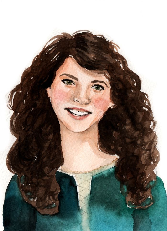 I Drwe Portaits For My Friends That Wanted To Be Disney Princesses