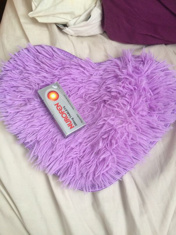 Was Supposed To Be A Big Heart Shaped Rug For My Room